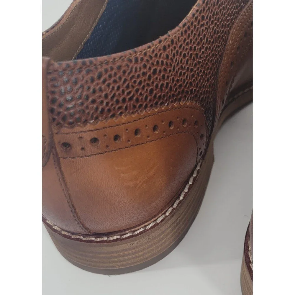 Thomas and Vine Genuine Leather Dress Shoes Mens Size 10
